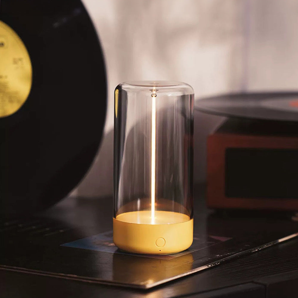 Modern magnetisk transparent akryl mini bordslampa