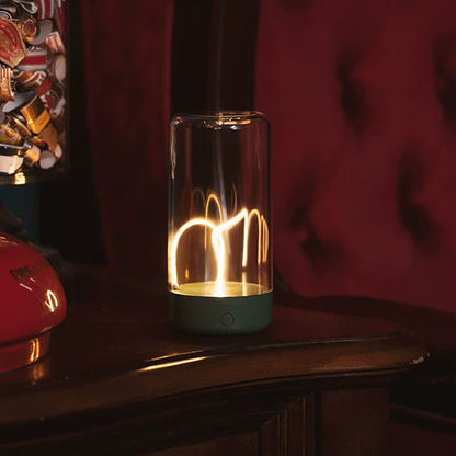 Modern magnetisk transparent akryl mini bordslampa