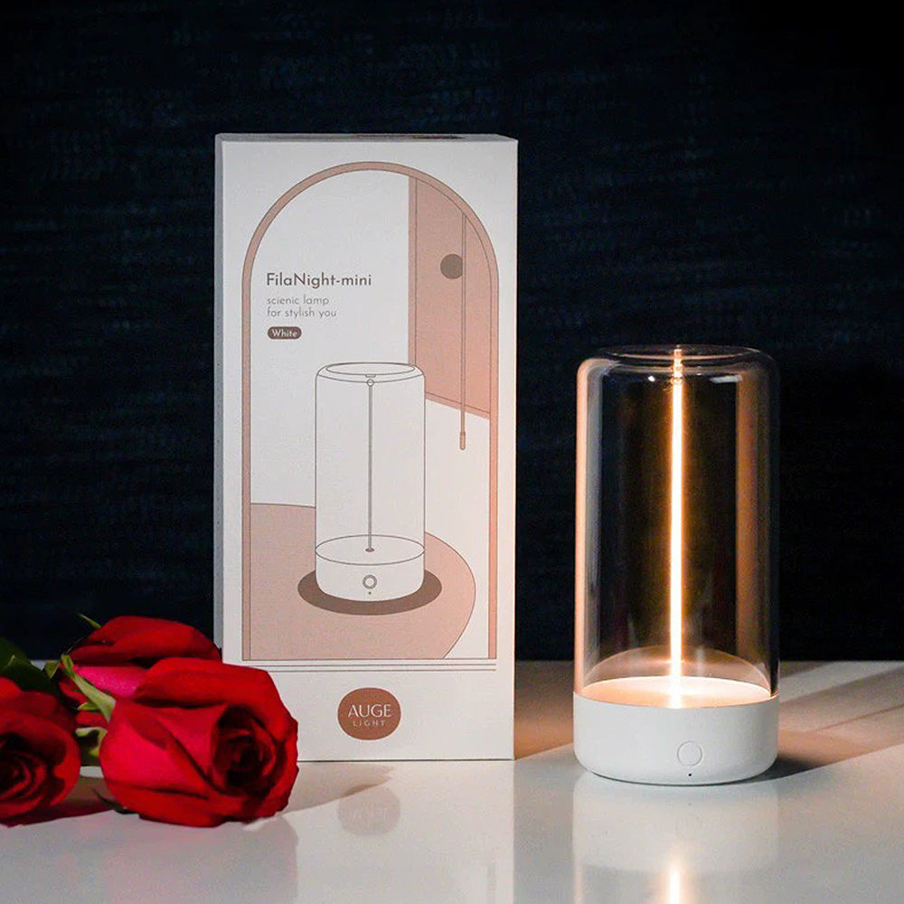 Modern magnetisk transparent akryl mini bordslampa