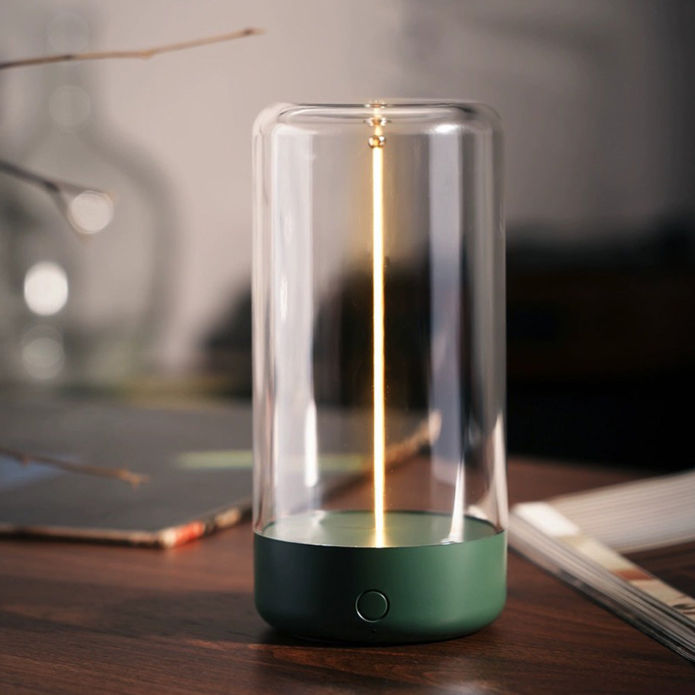 Modern magnetisk transparent akryl mini bordslampa