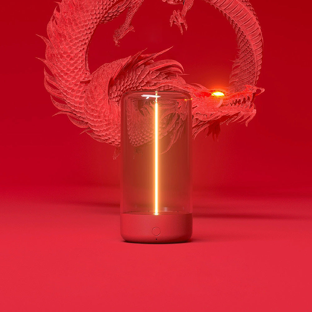 Modern magnetisk transparent akryl mini bordslampa