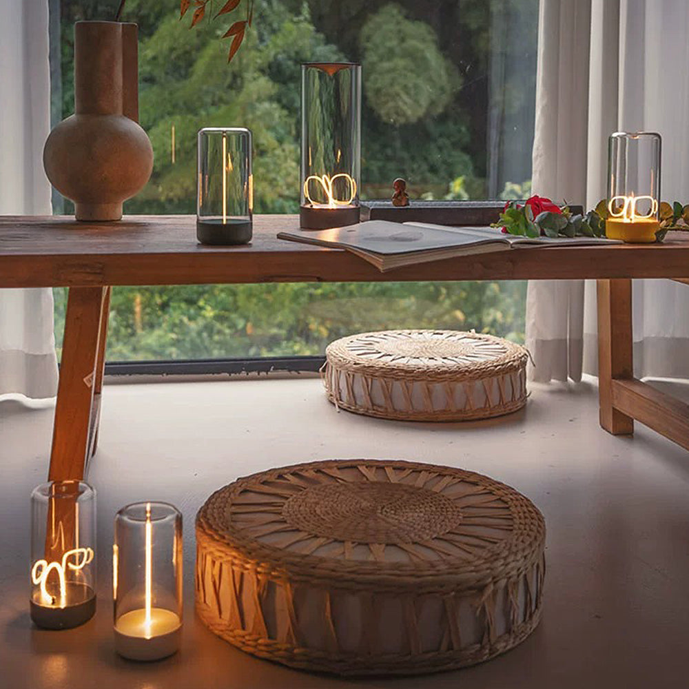 Modern magnetisk transparent akryl mini bordslampa