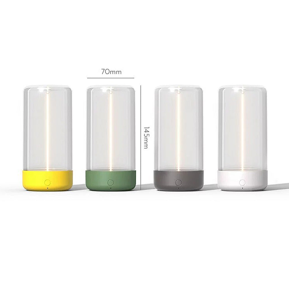 Modern magnetisk transparent akryl mini bordslampa