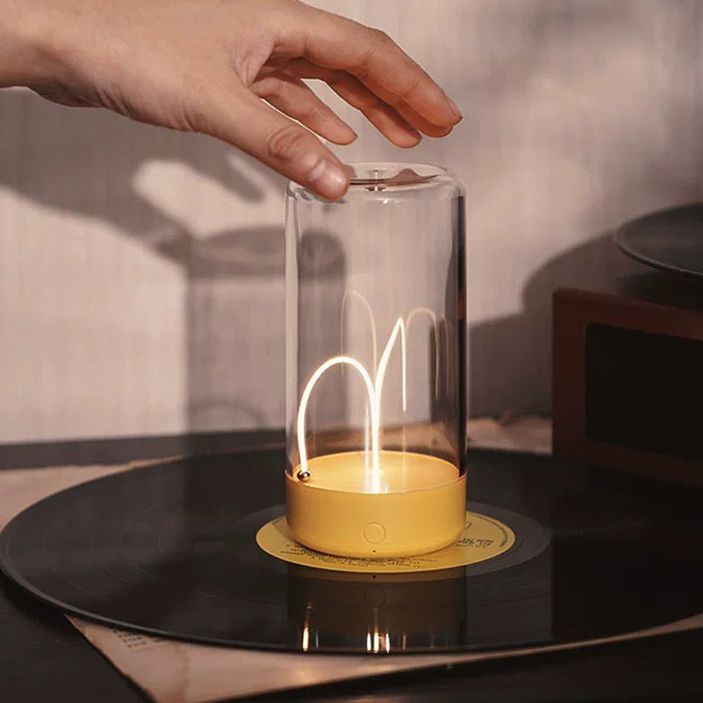 Modern magnetisk transparent akryl mini bordslampa
