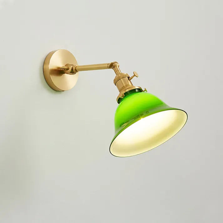 VintageGreen – Justerbar Klassisk Vägglampa för Stilren Belysning