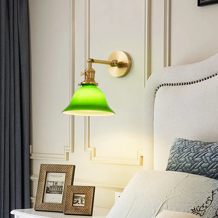 VintageGreen – Justerbar Klassisk Vägglampa för Stilren Belysning