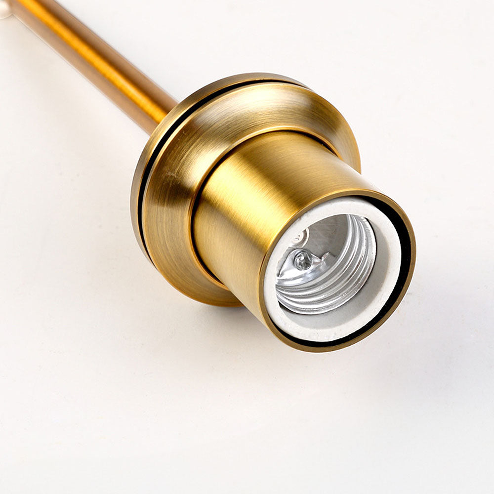 Glaspendellampa med industriell vintage stil