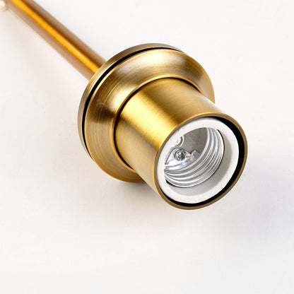 Glaspendellampa med industriell vintage stil