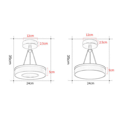 Stylish modern metal LED pendant lamps