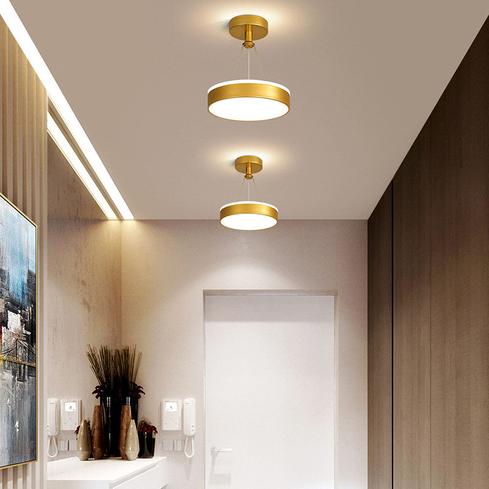 Stylish modern metal LED pendant lamps