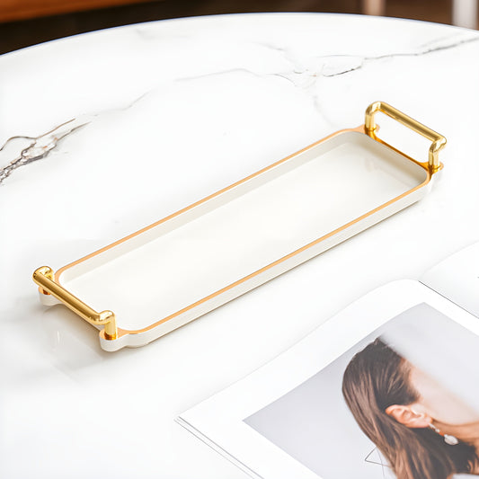 Elegant lyxförvaringsbricka för att organisera hemmet nödvändigheter