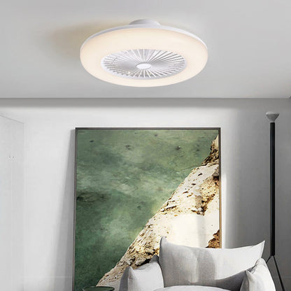 Kompakt 55 cm Takfläkt med 3 LED-ljusslägen och fjärrkontroll