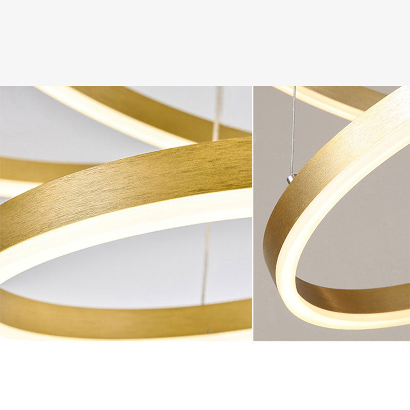 Pendellampa Ring | Modern Dimmbar Takarmatur Svart