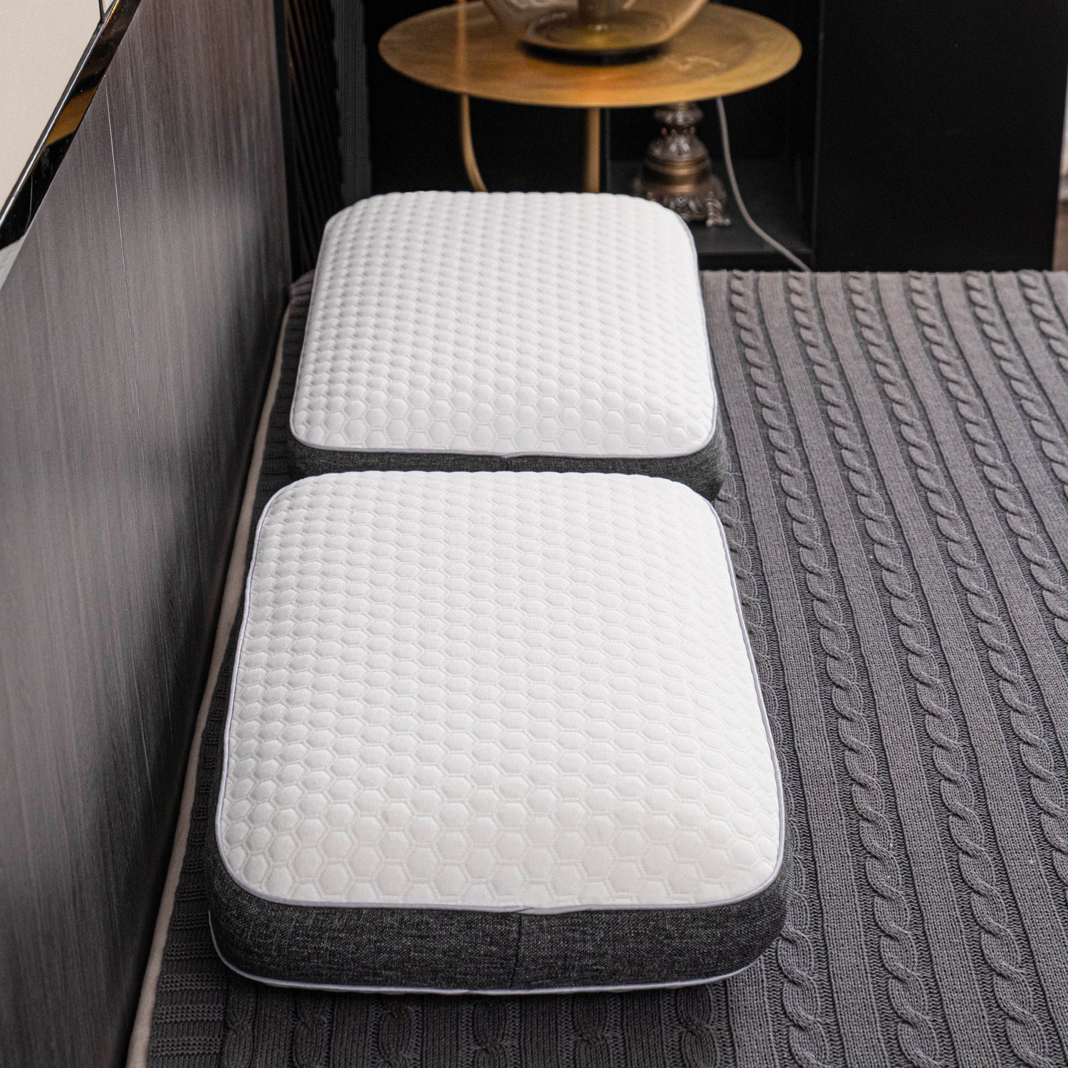 Ortopedisk minnesskumkudde – Ultimat stöd för smärtfri sömn