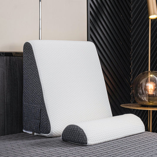 Deluxe Lutande Reflux Kuddstöd med Memory Foam