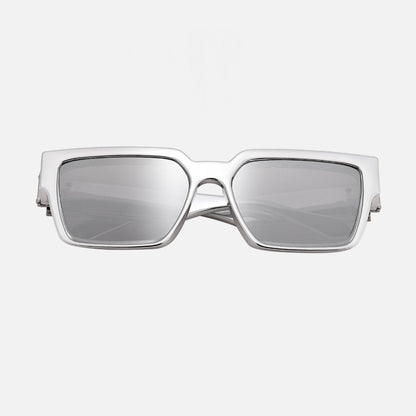 Svarta Fyrkantiga UV-skyddande Solglasögon