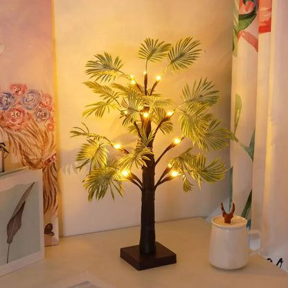 Tropiska palmblad LED-lampor