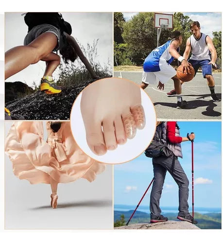 Royaleva silikon tåskydd för smärtlindring och komfort