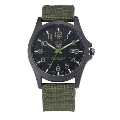 Militärstil Vattentät Analog Armbandsur