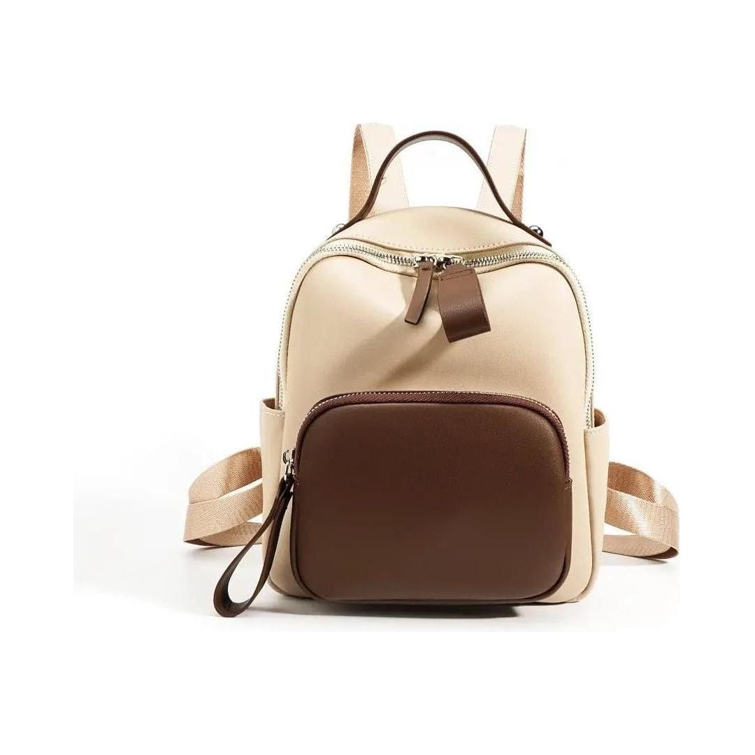 Nuvanié Lyx Dams Rucksack | Handgjord av Veganläder | Mångsidig &amp; Stilren | I 4 Färger