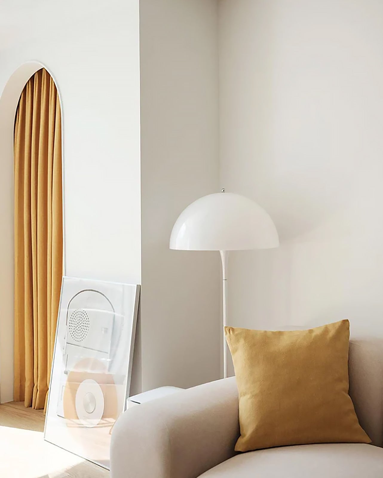 LumoNordica Grande | Skandinavisk Mid-Century Svamp-Golvlampa