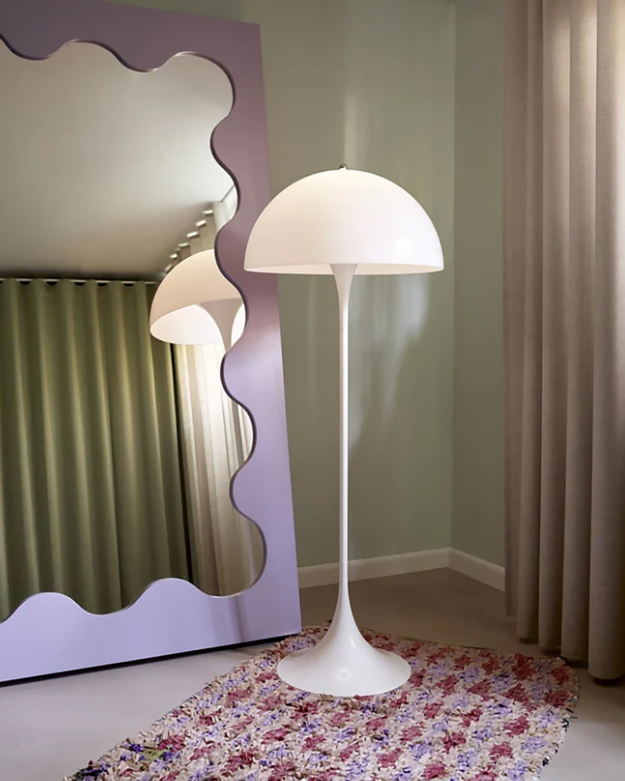 LumoNordica Grande | Skandinavisk Mid-Century Svamp-Golvlampa