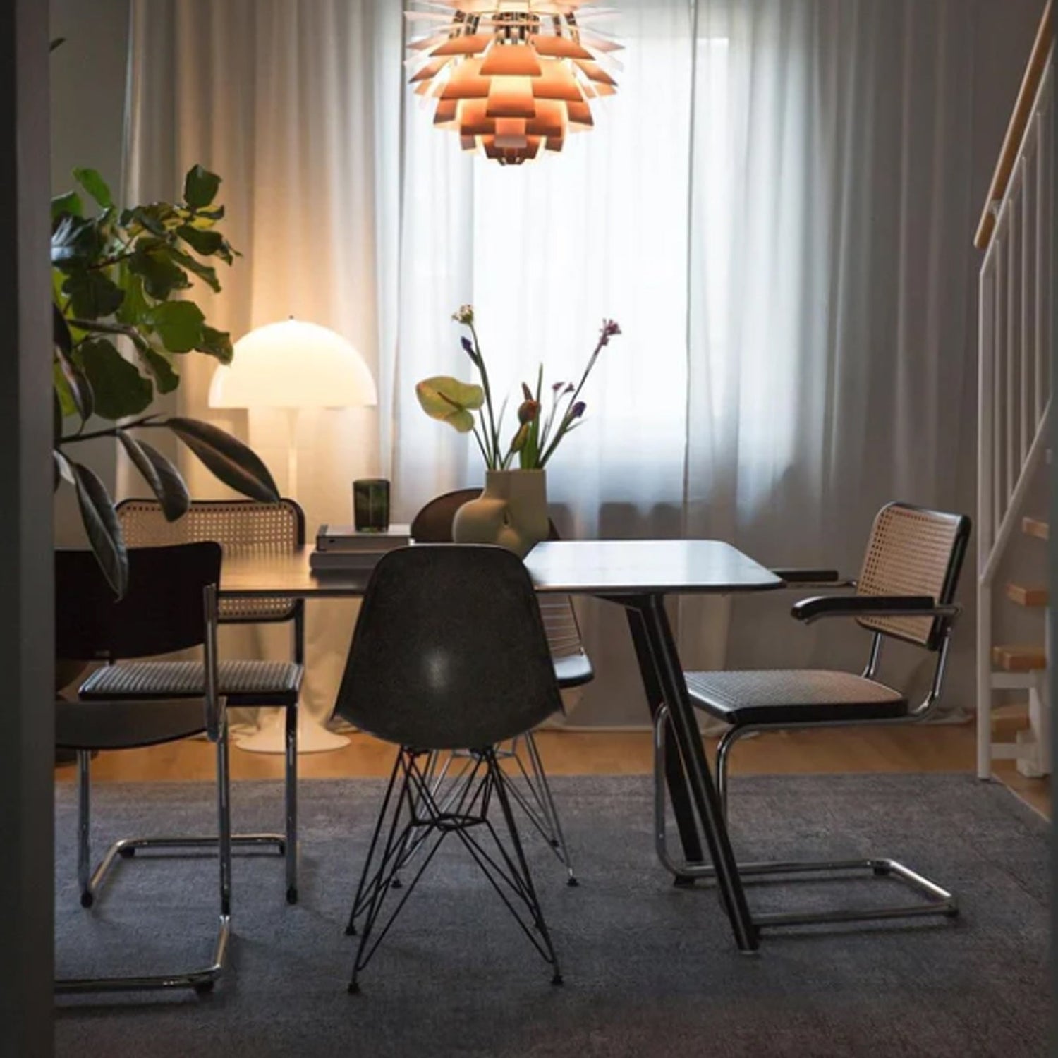 LumoNordica Grande | Skandinavisk Mid-Century Svamp-Golvlampa