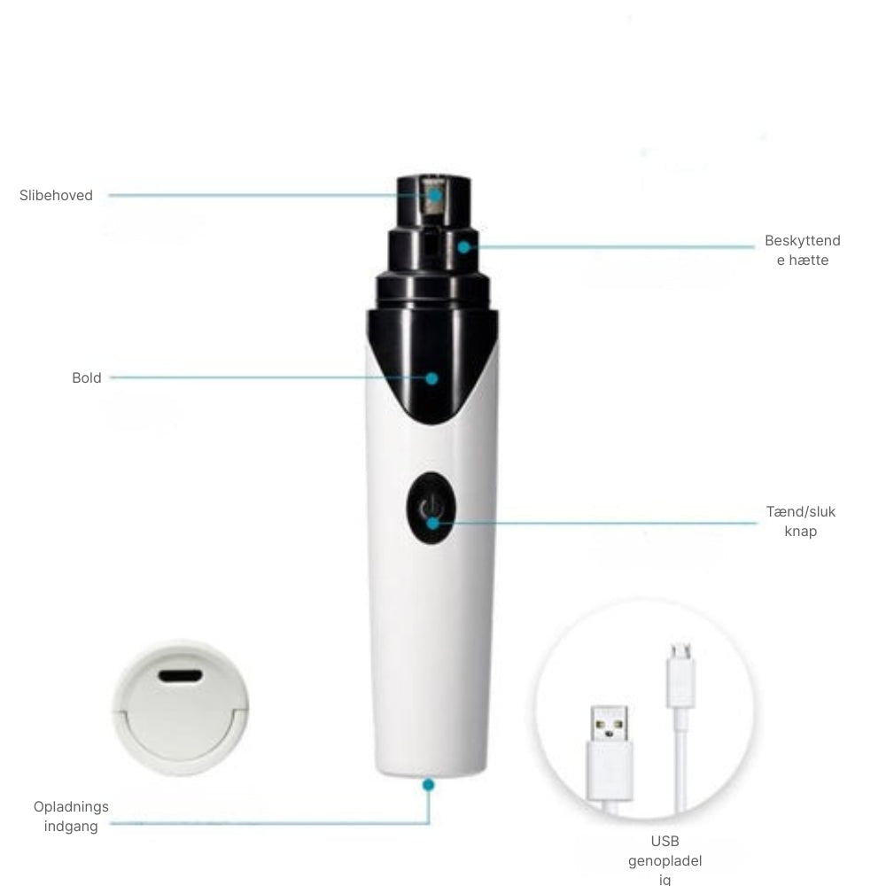 PawPerfect – Uppladdningsbar husdjursnagelfil med flera bilagor