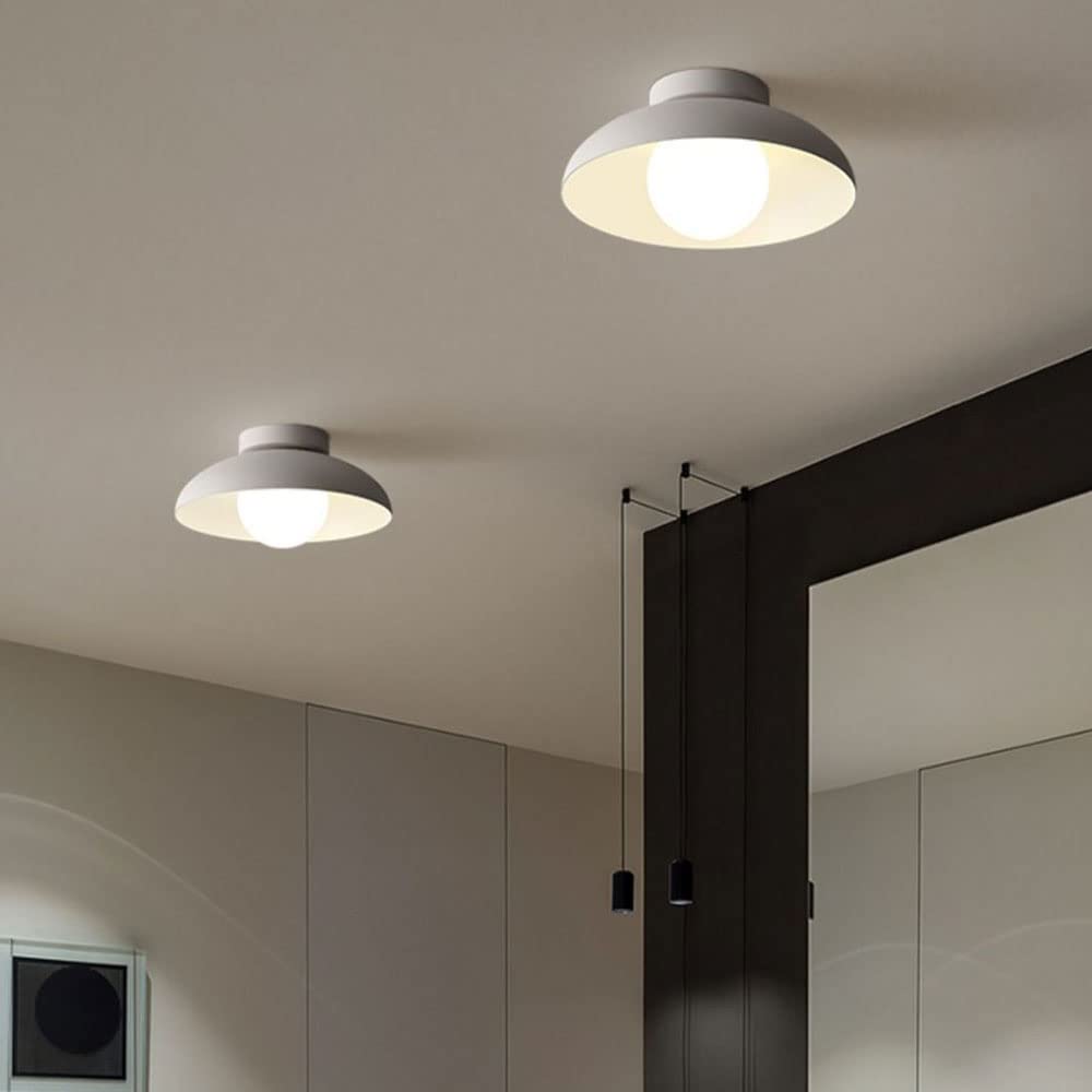 Modern Metallisk Semi-Flush Taklampa för Hallen