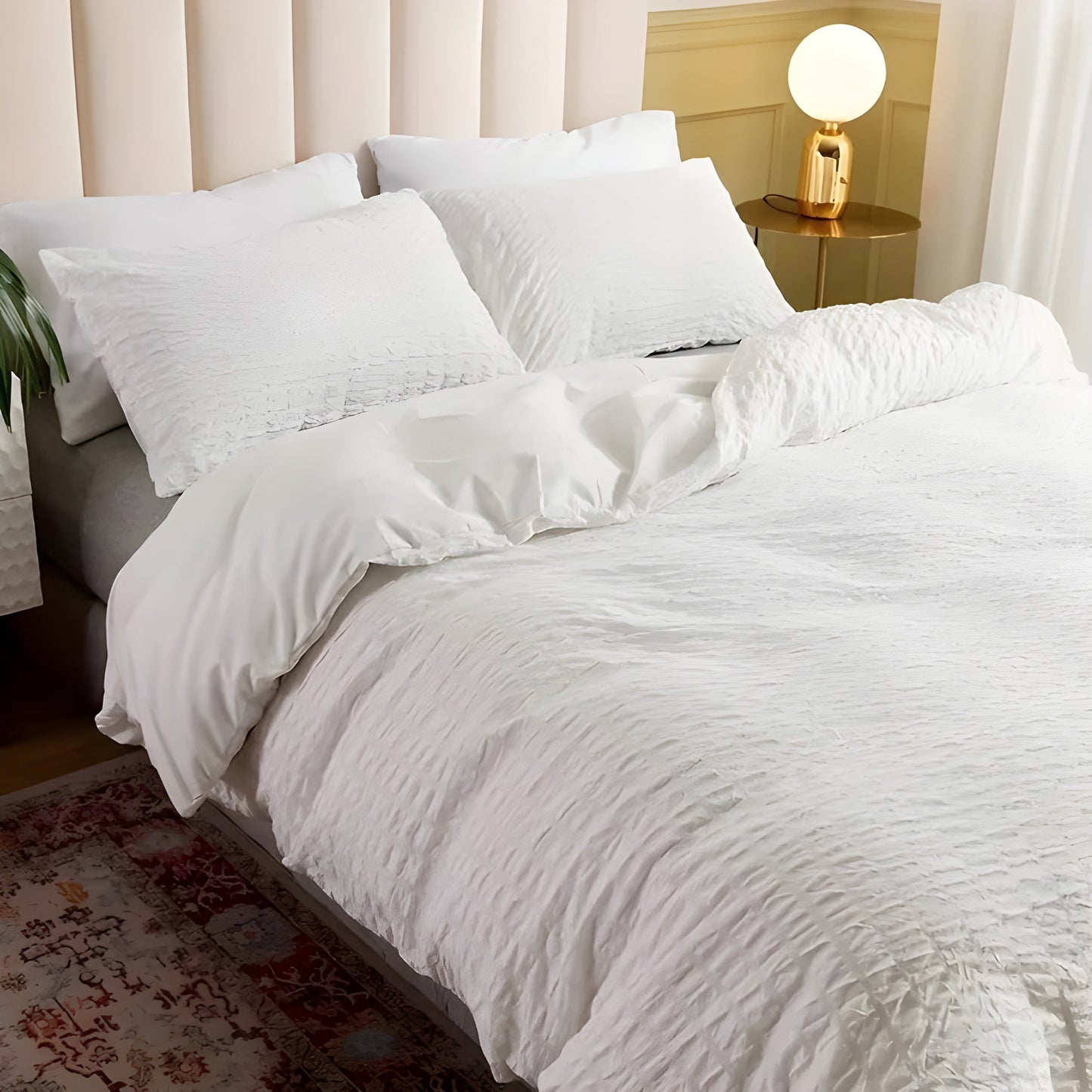 CloudCrinkle Duvet – Minimalistisk krinkle-design täcke