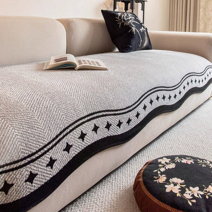 Modern Wave Antislip Sofföverdrag
