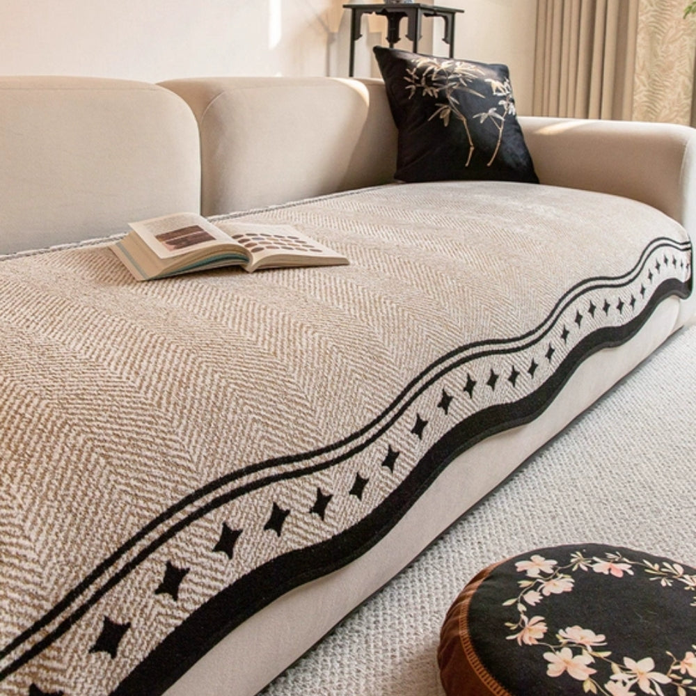Modern Wave Antislip Sofföverdrag