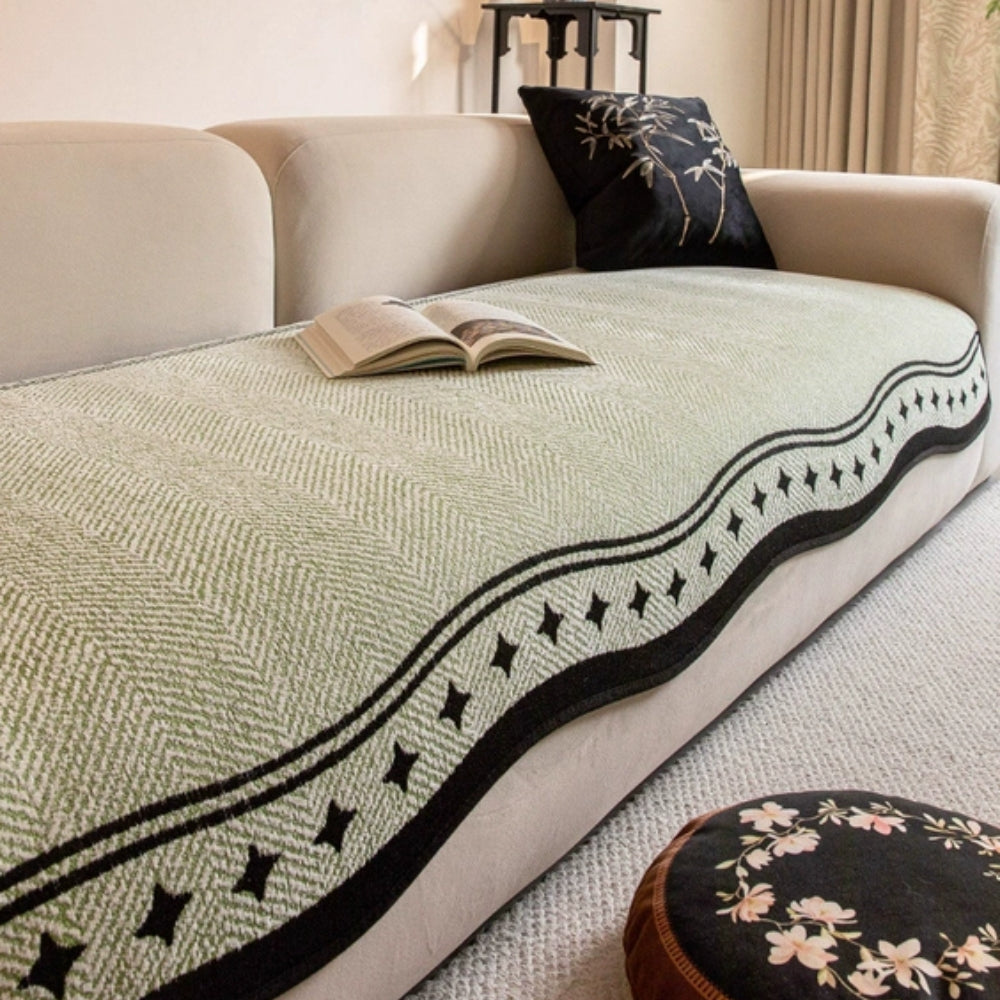 Modern Wave Antislip Sofföverdrag