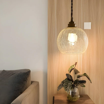 GlossyGlass Light - Nordisk kristallglas minimalistisch hängande lampa