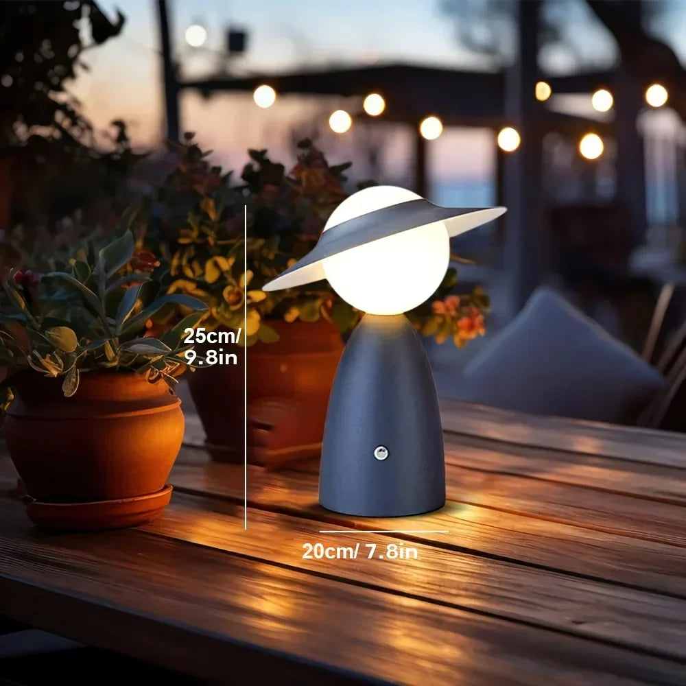 LumiCharge - Trådlös LED Skrivbordslampa med Touchkontroll och Laddningsfunktion, Modern Belysning