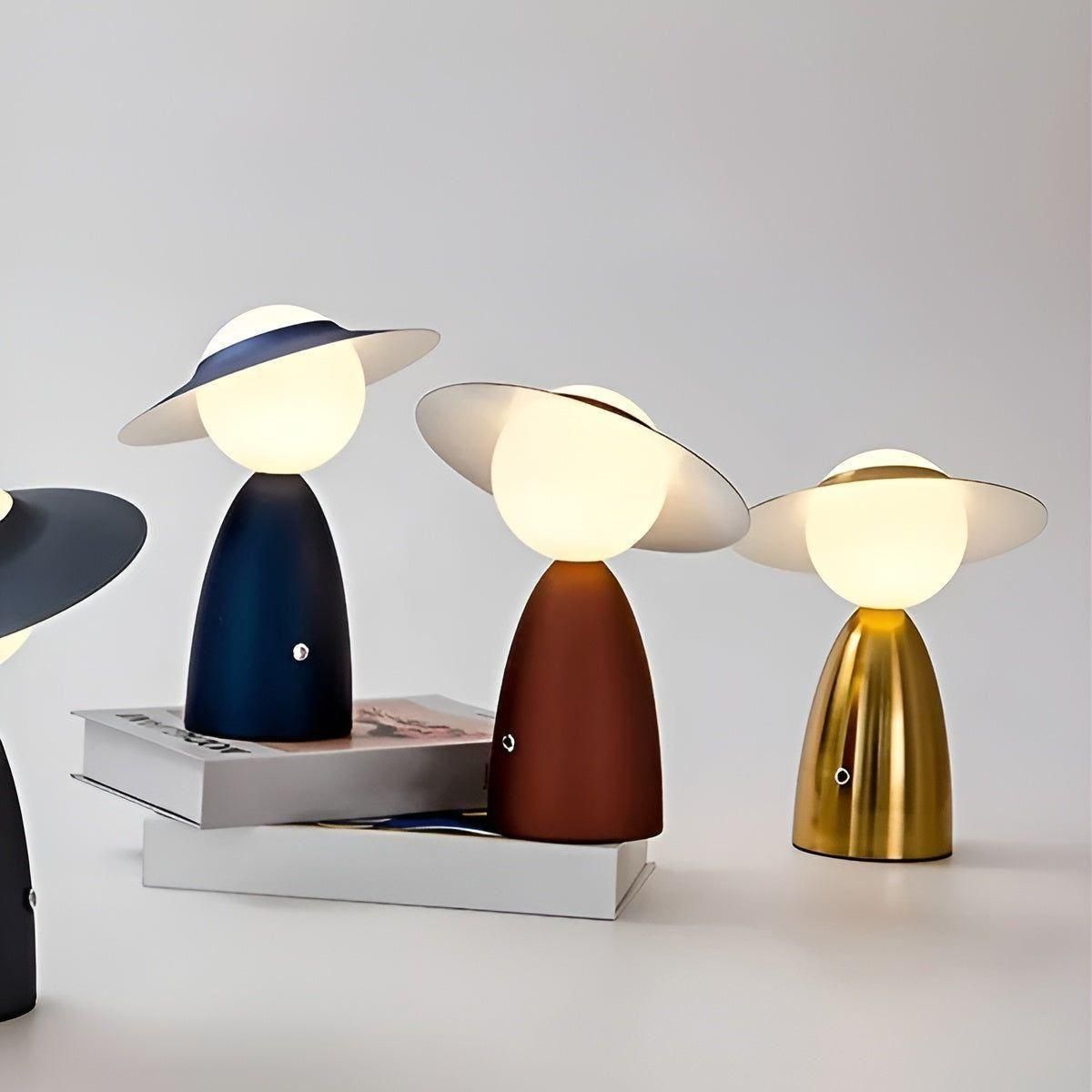 LightBeam Lampa - Bärbar Trådlös Laddstation Bordslampa för Hemma