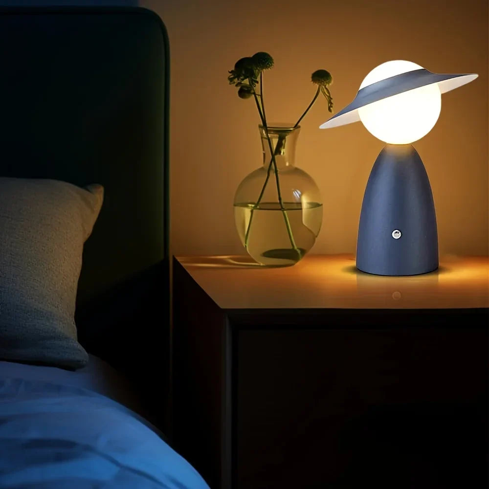 LumiCharge - Trådlös LED Skrivbordslampa med Touchkontroll och Laddningsfunktion, Modern Belysning
