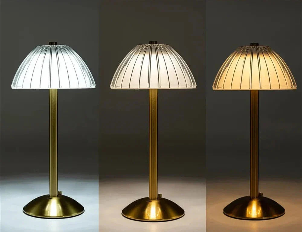 LumiVista – Trådlös LED Bordslyktor med Dimfunktion, Ögonvänlig Nattlampa