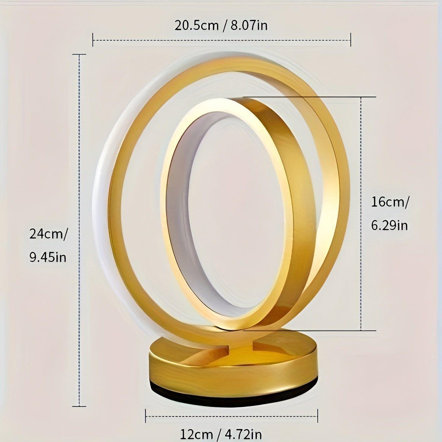 LED-skrivbordslampa i metall – Modern design | Perfekt för kontoret