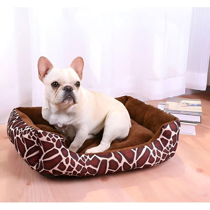 DreamPaw Säng - Mjuk Kudde Lyx Plush Husdjursäng