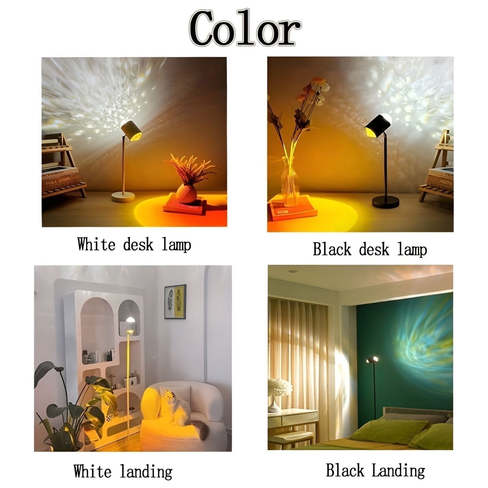 DreamSunset Light - Projektions USB Bordslampa