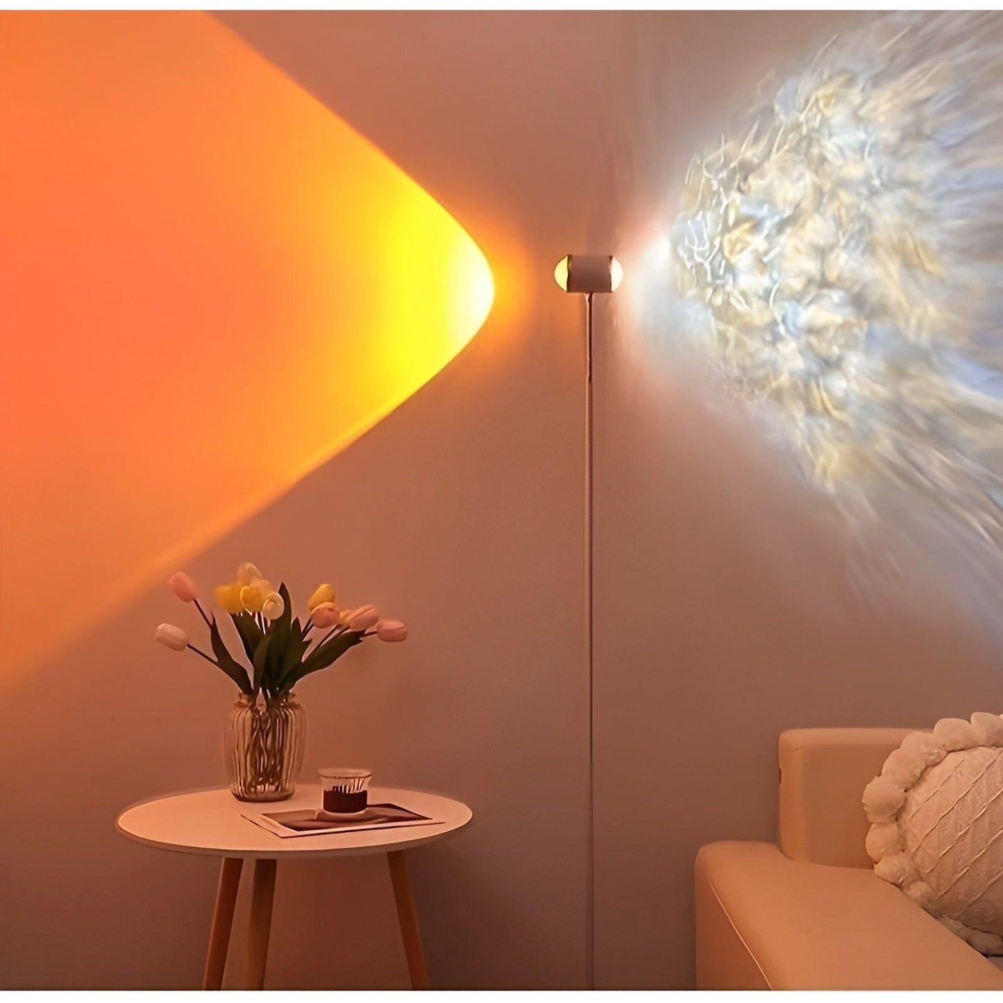 Carvallo - Projektions-USB-nattlampe med varm atmosfär