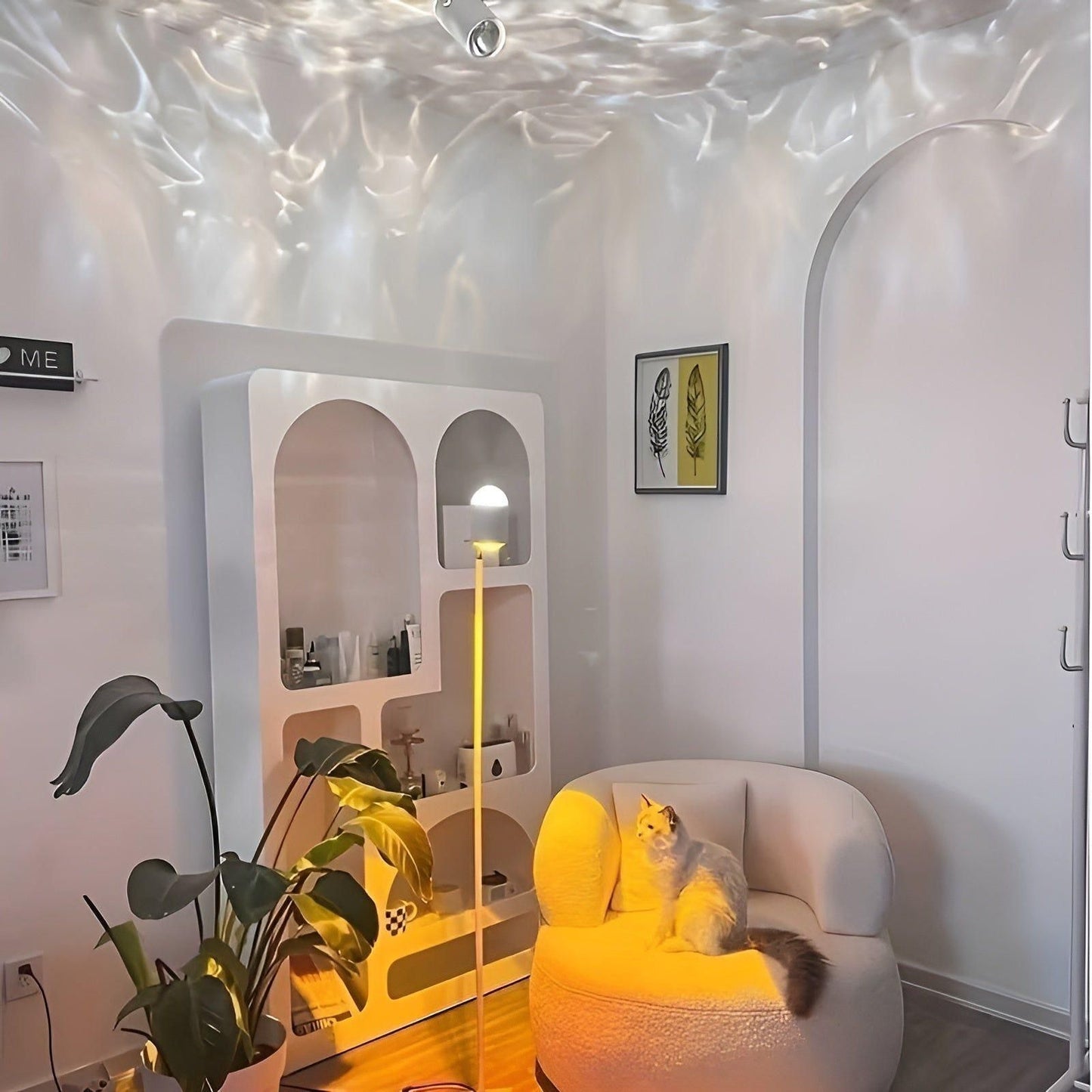 Carvallo - Projektions-USB-nattlampe med varm atmosfär