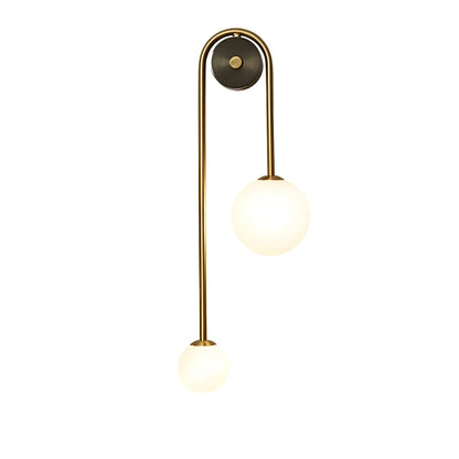 LuminSphere Light - Nordisk sängbord glasboll vägglampa