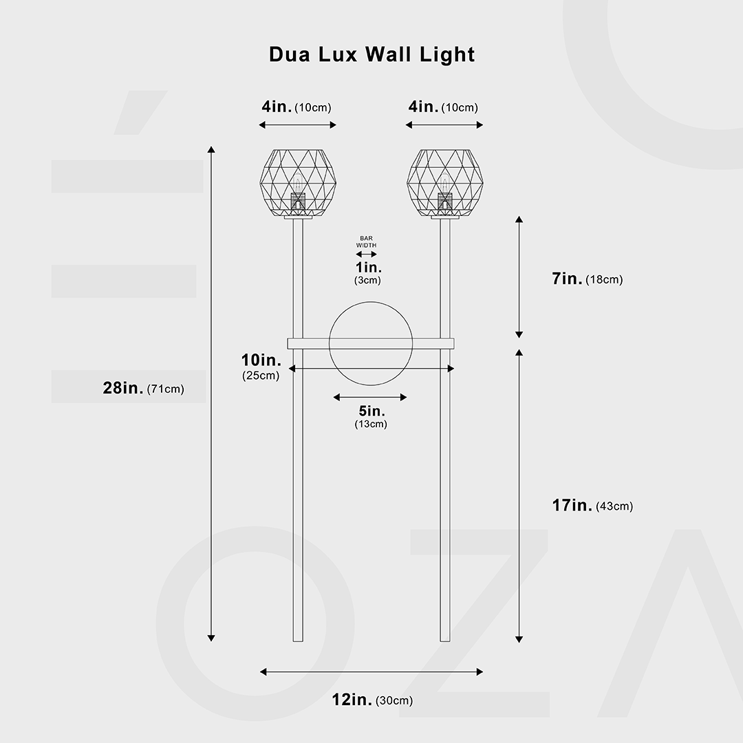 Dua Lux Vägglampa - Minimalistisk Design med Moderna Elegantier