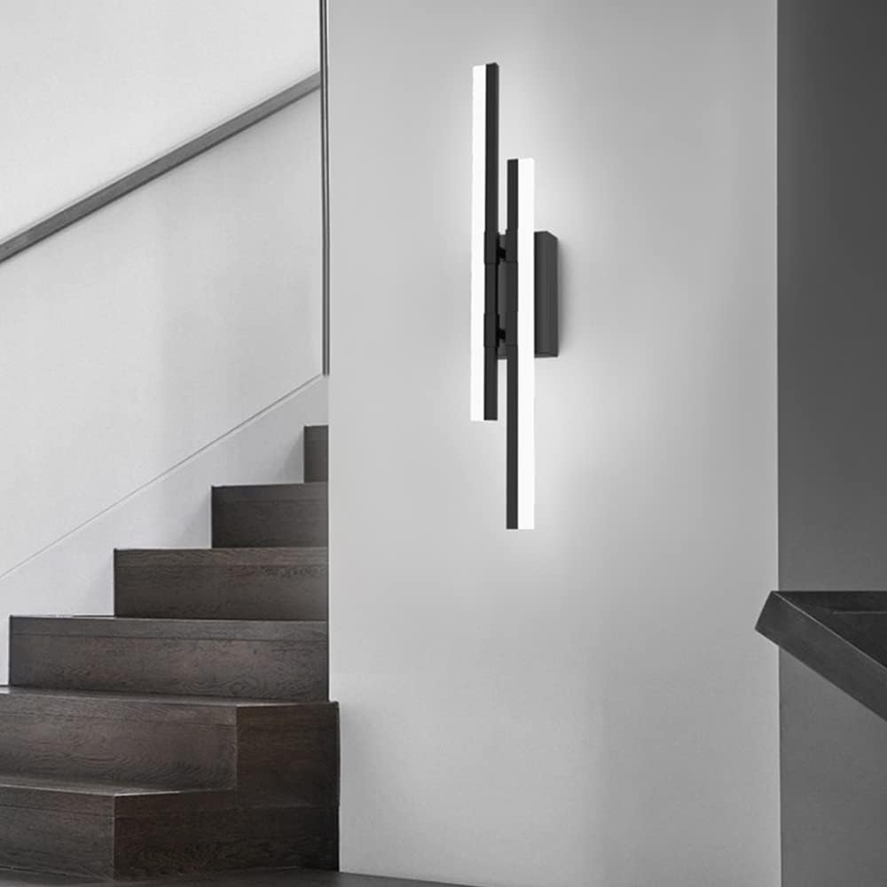 Akryl LED Vägglampa | Vardagsrum | Metall-Akryl | 18,9&quot; Armatur | Brick by Brick