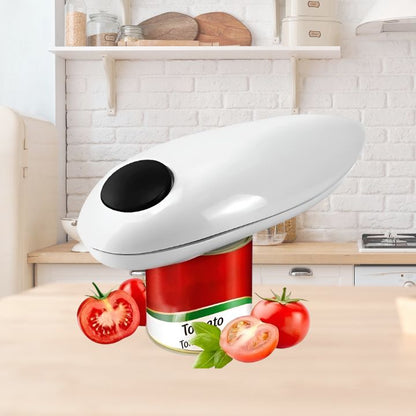 EasyPop Elektrisk Burköppnare – Handsfree, Släta Klippkanter