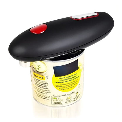 EasyPop Elektrisk Burköppnare – Handsfree, Släta Klippkanter