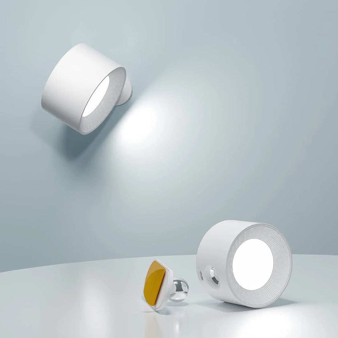 Trådlös LED Vägglampa för Klistra På