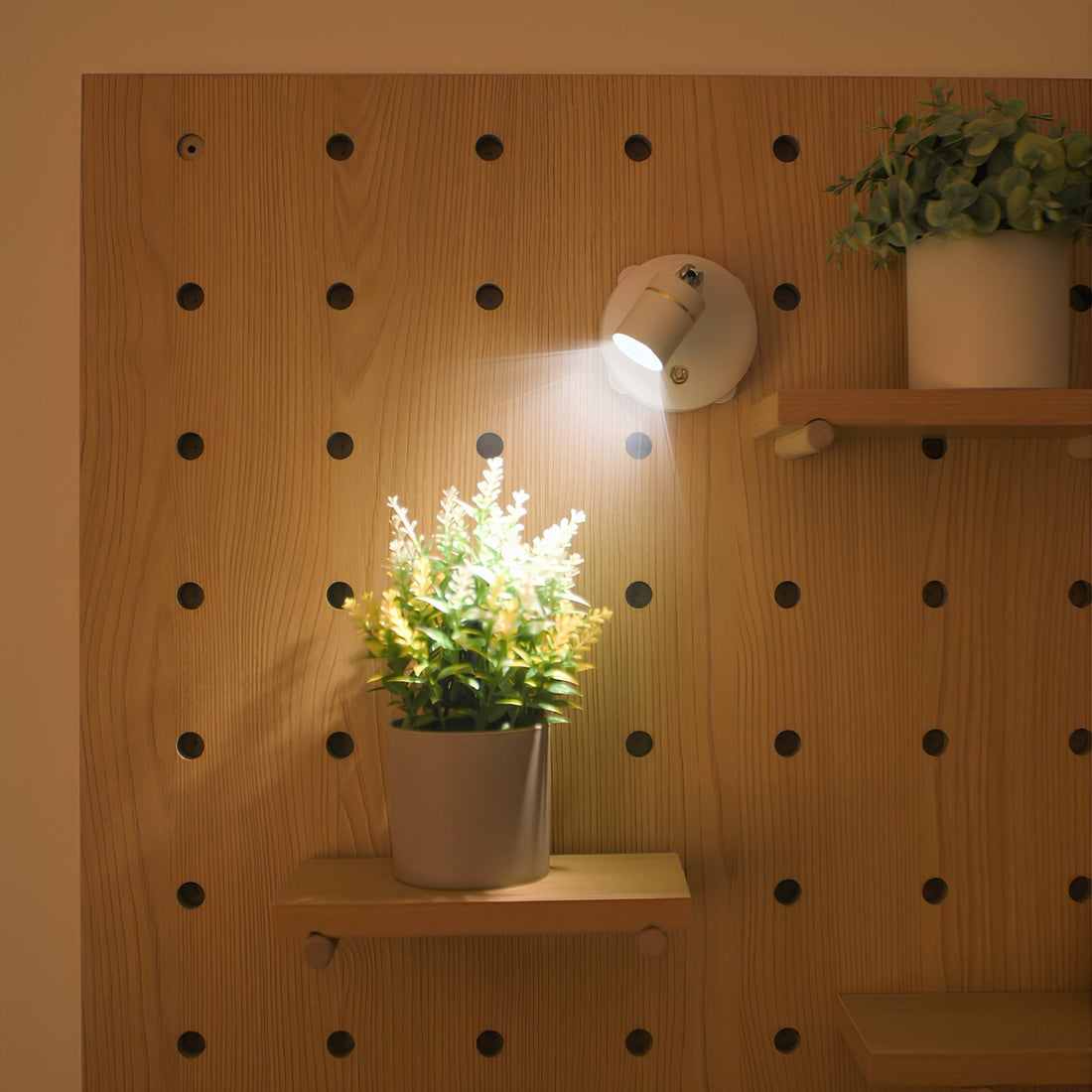 LED Vägglampa Justerbar Batteri Strålkastare